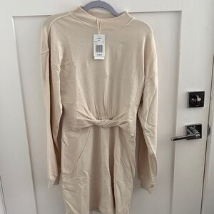 L*Space Elegant Cream Long Sleeve Dress